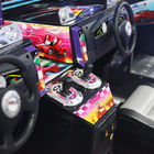 Outrun 2 Oyuncu Sürüş Simülatörü Arcade Makinesi, 250W Ticari Video Oyun Makineleri