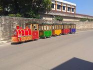 Eğlence Parkı Çocuk Çarşı Makinesi Elektrikli İzsiz Tren Araba Sürmek