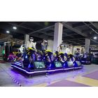 CE Sanal Gerçeklik Simülatörü, RGB LED 220 v 4 Oyuncular Süper Eğlenceli Video VR Motosiklet Yarışı Oyunu Makinesi