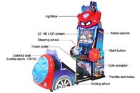275 W Yarış Arcade Makinesi, Eğlence Jetonlu Çılgın Araba Sürüş Simülatörü