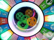 Şanslı Dişli Piyango Bilet Çocuk Arcade Coin Oyun Makinesi Fiberglas Malzeme