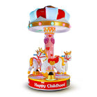 3 Kişi Eğlence Çocuk Turu Kapalı Açık Oyun Parkı Merry - Go - Round Küçük Carousel