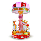 3 Kişi Eğlence Çocuk Turu Kapalı Açık Oyun Parkı Merry - Go - Round Küçük Carousel
