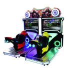 42 LCD FT ​​Motorlu Araba Sürüş Arcade Makinesi, İki Oyuncu Süper Bisiklet 2 Moto Simülatörü