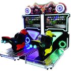 42 LCD FT ​​Motorlu Araba Sürüş Arcade Makinesi, İki Oyuncu Süper Bisiklet 2 Moto Simülatörü