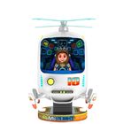 3D Büyük Helikopter Kiddie Ride Makineleri Elektrikli Video Oyunu 150W