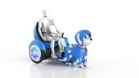 Üç - Tekerlekli Çocuk Oyun Salonu Makinesi, Eğlence Parkı için Hayvan Şekli Ride Yavru Çekçek