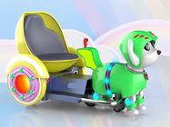 Üç - Tekerlekli Çocuk Oyun Salonu Makinesi, Eğlence Parkı için Hayvan Şekli Ride Yavru Çekçek