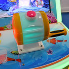 Renkli LED Işıkları Ahşap + Akrilik Malzeme ile İki Oyuncu Balıkçılık Oyun Makinesi