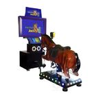 Jetonlu 2 Oyuncu Elektrikli Arcade Oyun Makinesi / Elektronik Gogo Jokey At Binme Ekipmanları