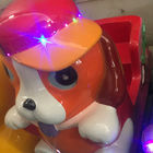 Yüksek Güvenlik Hayvan Sevimli Köpek Kiddie Ride Makineleri İleri geri Salıncak