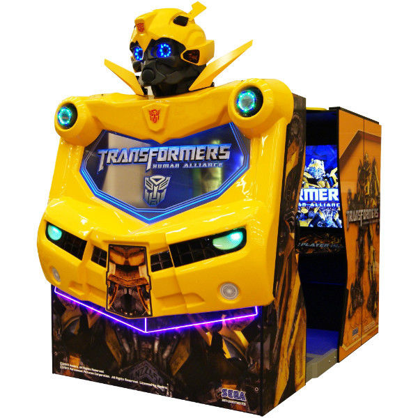 Simülatörü Transformers Atıcılık Arcade Makinesi Çeşitli Oyun Manzaraları 4 Türlü Silahlar