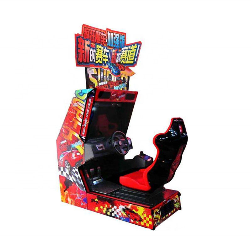 Crazy Speed ​​Twin Arcade Yarış Oyunu Makinesi, Eğlence Ticari Arcade Makineleri