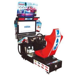 32 LCD Outrun Araba Yarışı Arcade Oyun Makineleri, 220V Pub Arcade Makineleri
