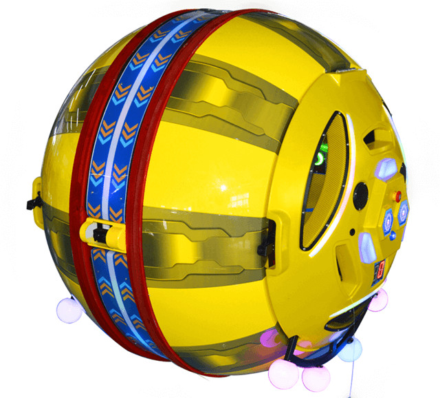 Uzay Kapsülü Çocuk Elektrikli Araba Aküsü 360 Derece Rotasyon ile Çalıştı