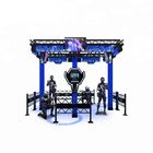 Büyük Tema Parkı VR Space Walker 9D Sanal Gerçeklik Platformu Siyah / Mavi Renk